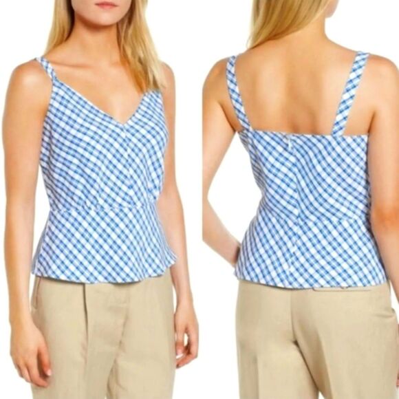 Lewit Tops - Lewit Sodalite Kasie Check Tank Top size XL